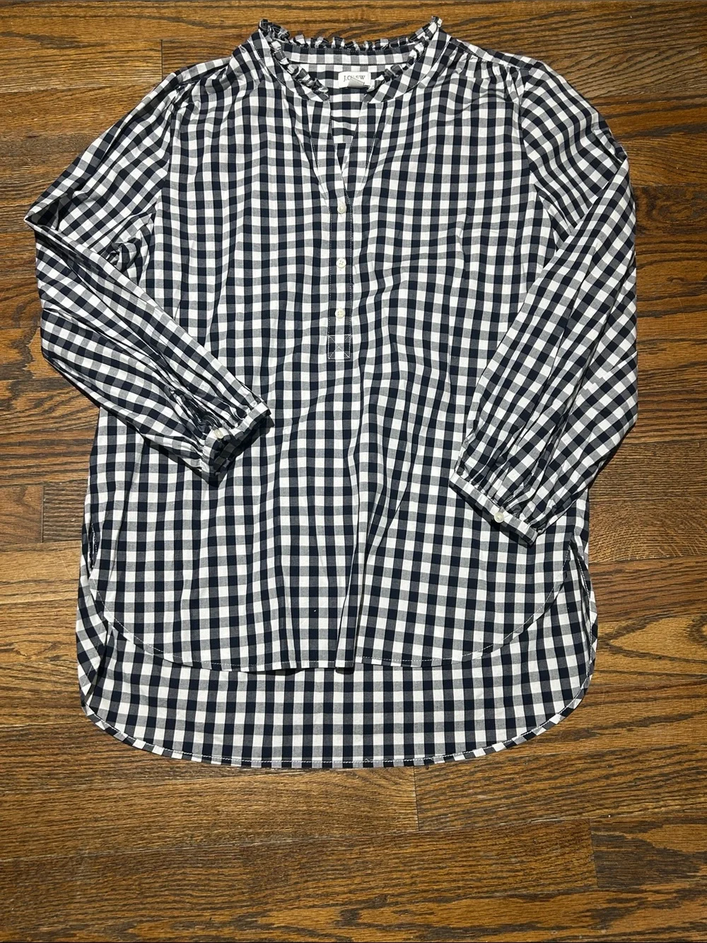 J. Crew lightweight gingham